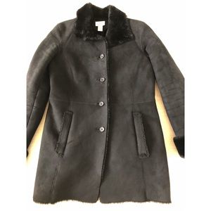 Ann Taylor Loft Suede Coat